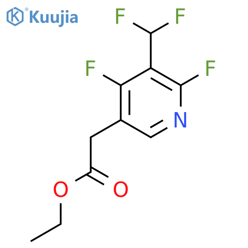 Ethyl 2,4-difluoro-3-(difluoromethyl)pyridine-5-acetate structure