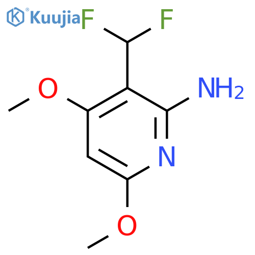 2-Amino-3-(difluoromethyl)-4,6-dimethoxypyridine structure