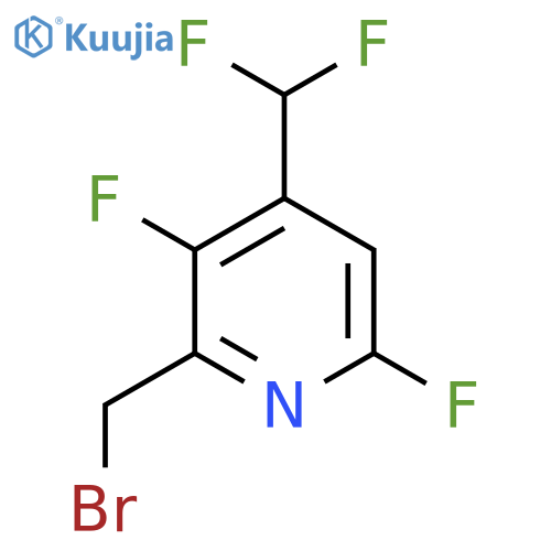 2-(Bromomethyl)-3,6-difluoro-4-(difluoromethyl)pyridine structure