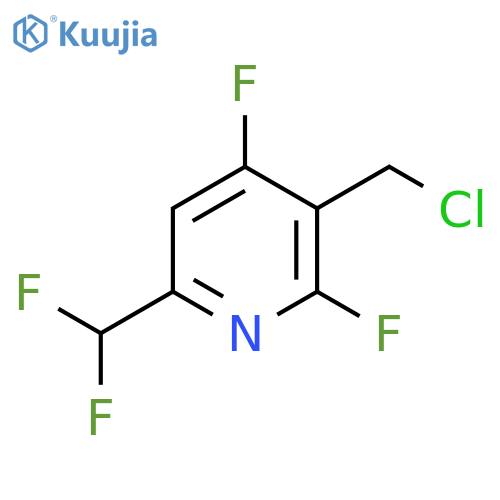 3-(Chloromethyl)-2,4-difluoro-6-(difluoromethyl)pyridine structure