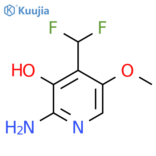 2-Amino-4-(difluoromethyl)-3-hydroxy-5-methoxypyridine structure