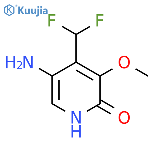5-Amino-4-(difluoromethyl)-2-hydroxy-3-methoxypyridine structure