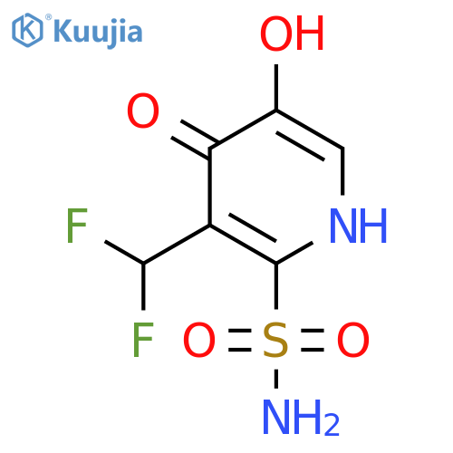3-(Difluoromethyl)-4,5-dihydroxypyridine-2-sulfonamide structure