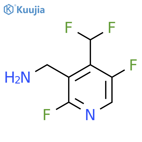 3-(Aminomethyl)-2,5-difluoro-4-(difluoromethyl)pyridine structure