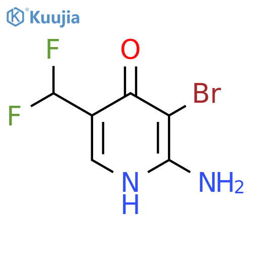 2-Amino-3-bromo-5-(difluoromethyl)-4-hydroxypyridine structure