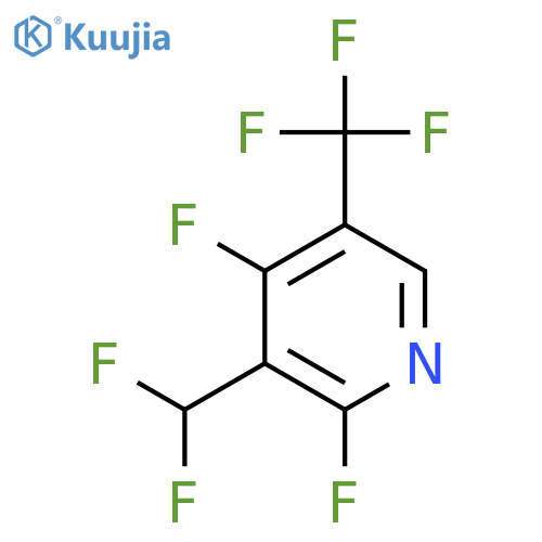 2,4-Difluoro-3-(difluoromethyl)-5-(trifluoromethyl)pyridine structure