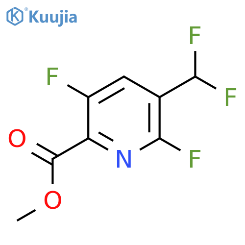 Methyl 2,5-difluoro-3-(difluoromethyl)pyridine-6-carboxylate structure