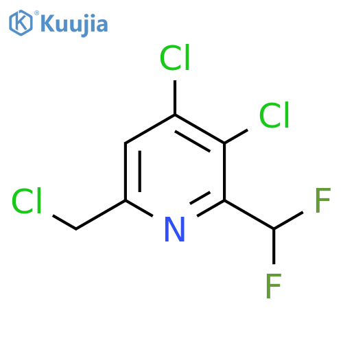 6-(Chloromethyl)-3,4-dichloro-2-(difluoromethyl)pyridine structure