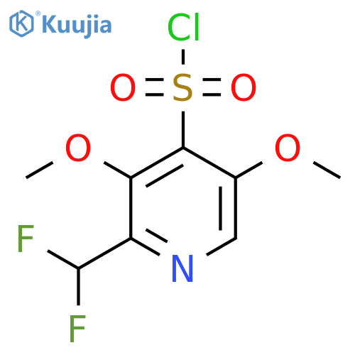 2-(Difluoromethyl)-3,5-dimethoxypyridine-4-sulfonyl chloride structure