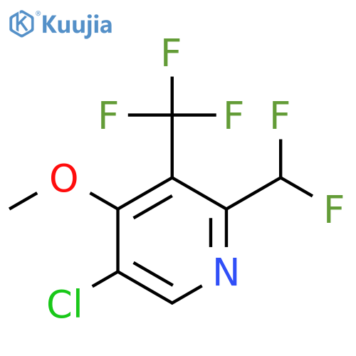 5-Chloro-2-(difluoromethyl)-4-methoxy-3-(trifluoromethyl)pyridine structure