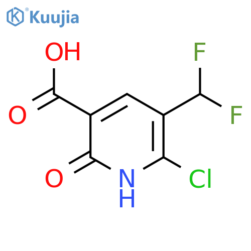 6-Chlorodifluoromethyl-2-hydroxynicotinic acid structure