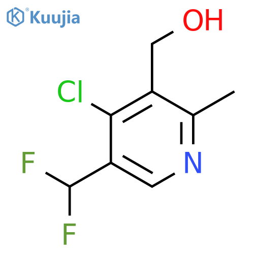 4-Chloro-5-(difluoromethyl)-2-methylpyridine-3-methanol structure