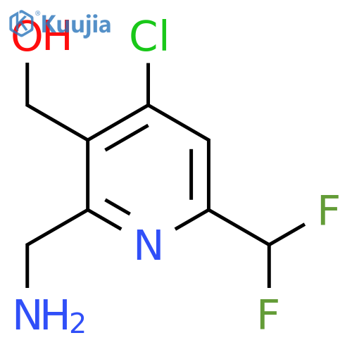 2-(Aminomethyl)-4-chloro-6-(difluoromethyl)pyridine-3-methanol structure