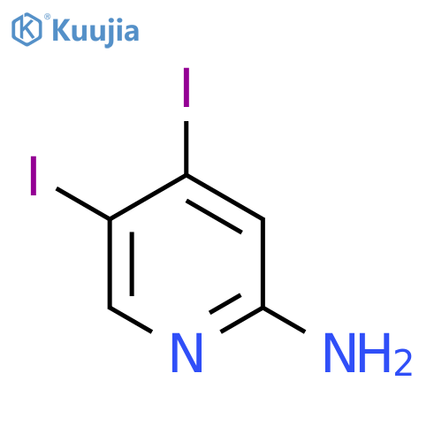 4,5-Diiodopyridin-2-amine structure