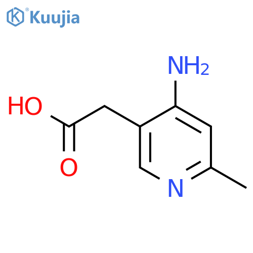 4-Amino-2-methylpyridine-5-acetic acid structure