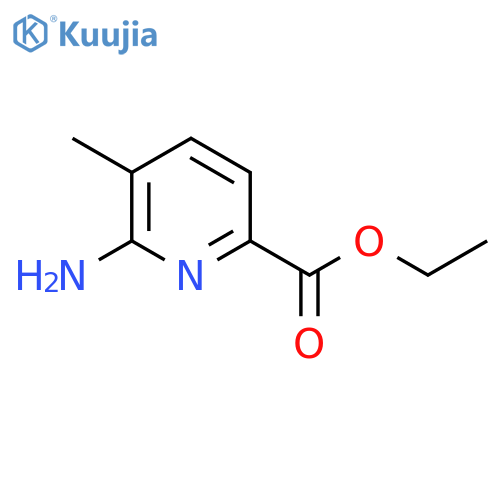 Ethyl 6-amino-5-methylpicolinate structure