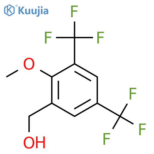 3,5-Bis(trifluoromethyl)-2-methoxybenzyl alcohol structure