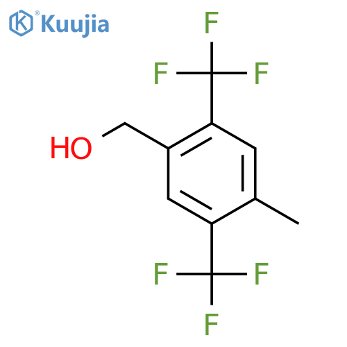 2,5-Bis(trifluoromethyl)-4-methylbenzyl alcohol structure