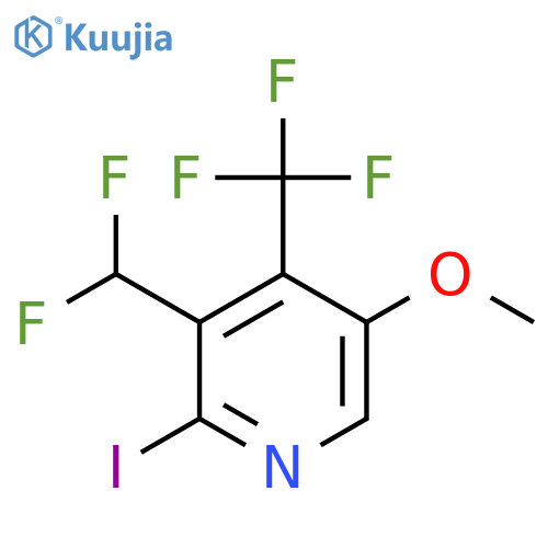 3-(Difluoromethyl)-2-iodo-5-methoxy-4-(trifluoromethyl)pyridine structure