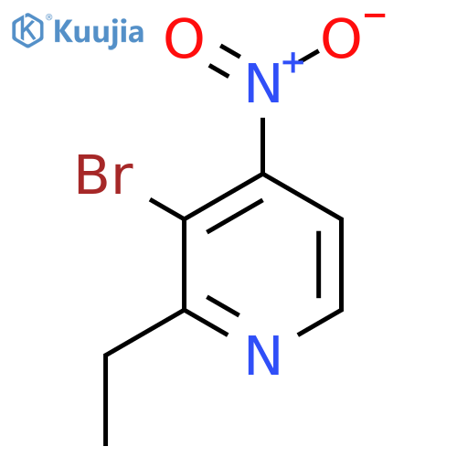 3-Bromo-2-ethyl-4-nitropyridine structure