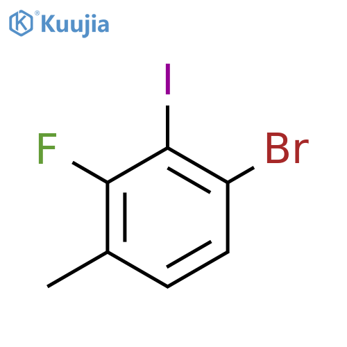 4-Bromo-2-fluoro-3-iodotoluene structure