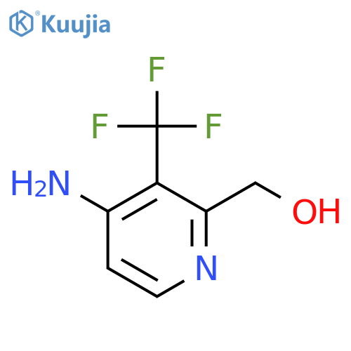 4-Amino-3-(trifluoromethyl)pyridine-2-methanol structure