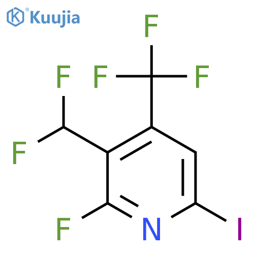 3-(Difluoromethyl)-2-fluoro-6-iodo-4-(trifluoromethyl)pyridine structure
