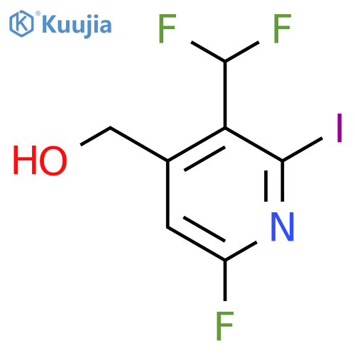 3-(Difluoromethyl)-6-fluoro-2-iodopyridine-4-methanol structure