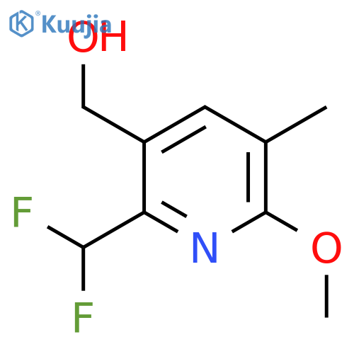 2-(Difluoromethyl)-6-methoxy-5-methylpyridine-3-methanol structure