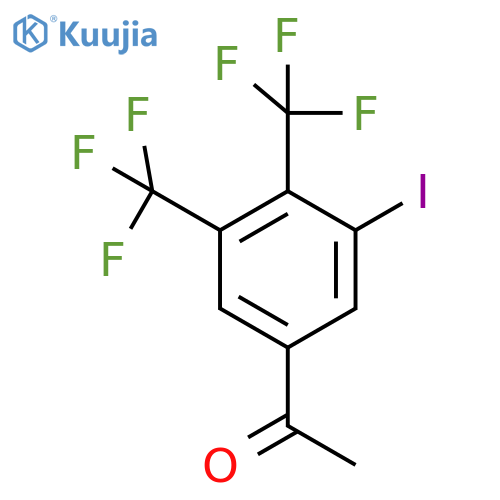 3',4'-Bis(trifluoromethyl)-5'-iodoacetophenone structure