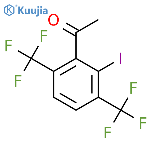 3',6'-Bis(trifluoromethyl)-2'-iodoacetophenone structure