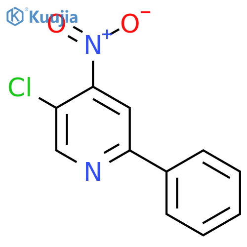5-Chloro-4-nitro-2-phenylpyridine structure