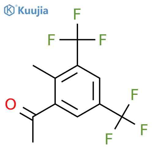 3',5'-Bis(trifluoromethyl)-2'-methylacetophenone structure