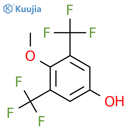 2,6-Bis(trifluoromethyl)-4-hydroxyanisole structure