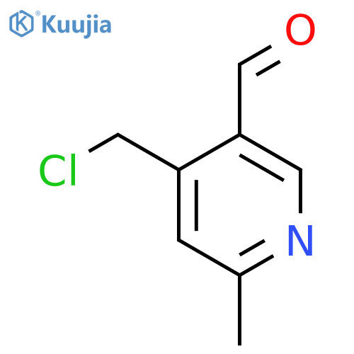 4-Chloromethyl-6-methylnicotinaldehyde structure