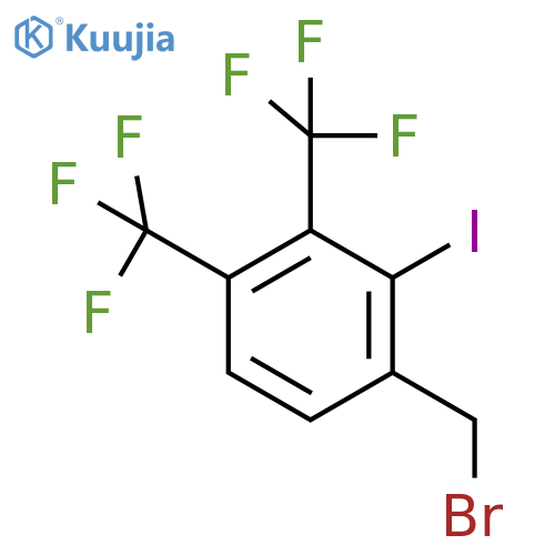 3,4-Bis(trifluoromethyl)-2-iodobenzyl bromide structure