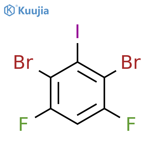 1,3-Dibromo-4,6-difluoro-2-iodobenzene structure