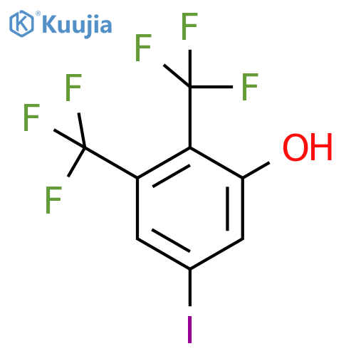 2,3-Bis(trifluoromethyl)-5-iodophenol structure