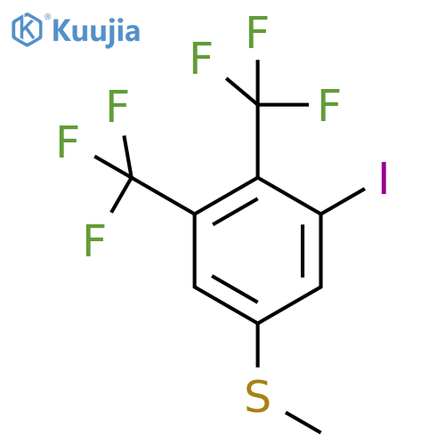 3,4-Bis(trifluoromethyl)-5-iodothioanisole structure