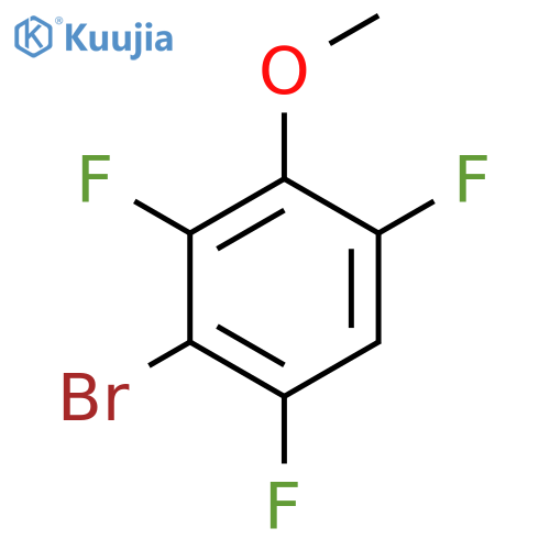 2-Bromo-1,3,5-trifluoro-4-methoxybenzene structure
