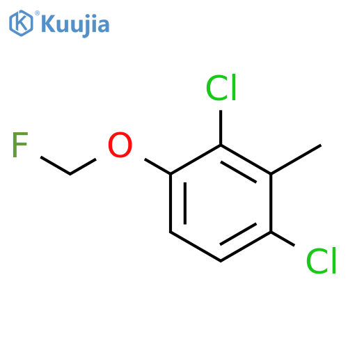 2,6-Dichloro-3-(fluoromethoxy)toluene structure