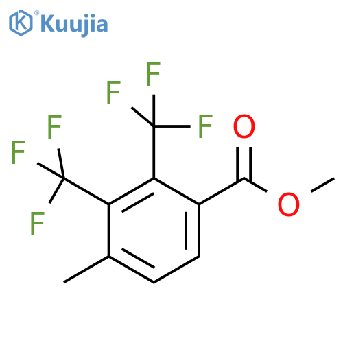 Methyl 2,3-bis(trifluoromethyl)-4-methylbenzoate structure