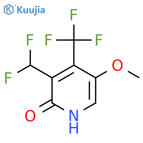 3-(Difluoromethyl)-2-hydroxy-5-methoxy-4-(trifluoromethyl)pyridine structure