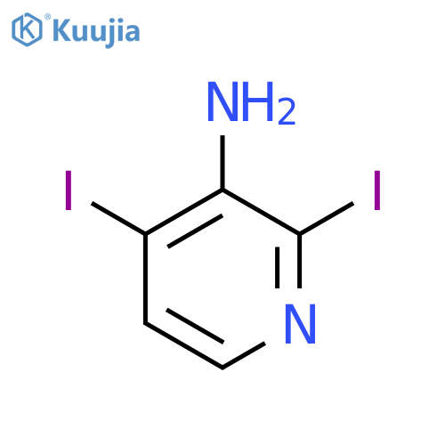 3-Amino-2,4-diiodopyridine structure