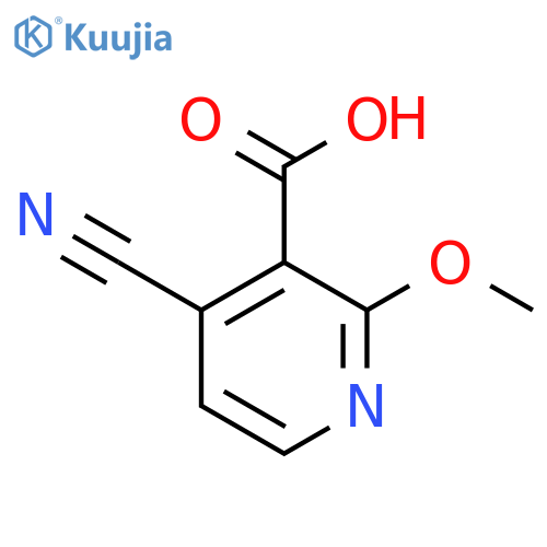 4-Cyano-2-methoxynicotinic acid structure