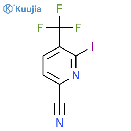 6-Iodo-5-(trifluoromethyl)picolinonitrile structure