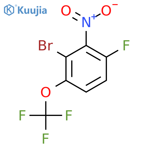 1-Bromo-3-fluoro-2-nitro-6-(trifluoromethoxy)benzene structure