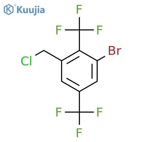 2,5-Bis(trifluoromethyl)-3-bromobenzyl chloride structure