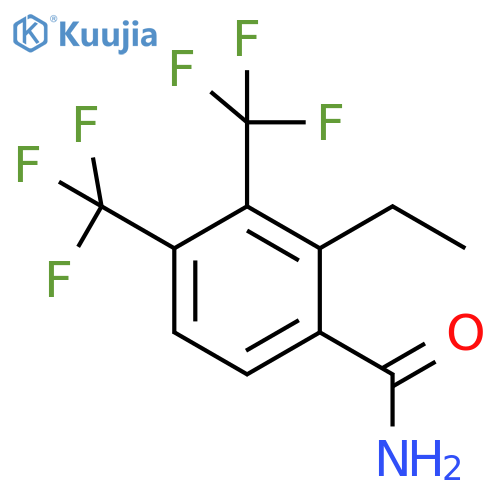 3,4-Bis(trifluoromethyl)-2-ethylbenzamide structure