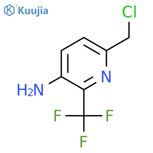 3-Amino-6-chloromethyl-2-(trifluoromethyl)pyridine structure